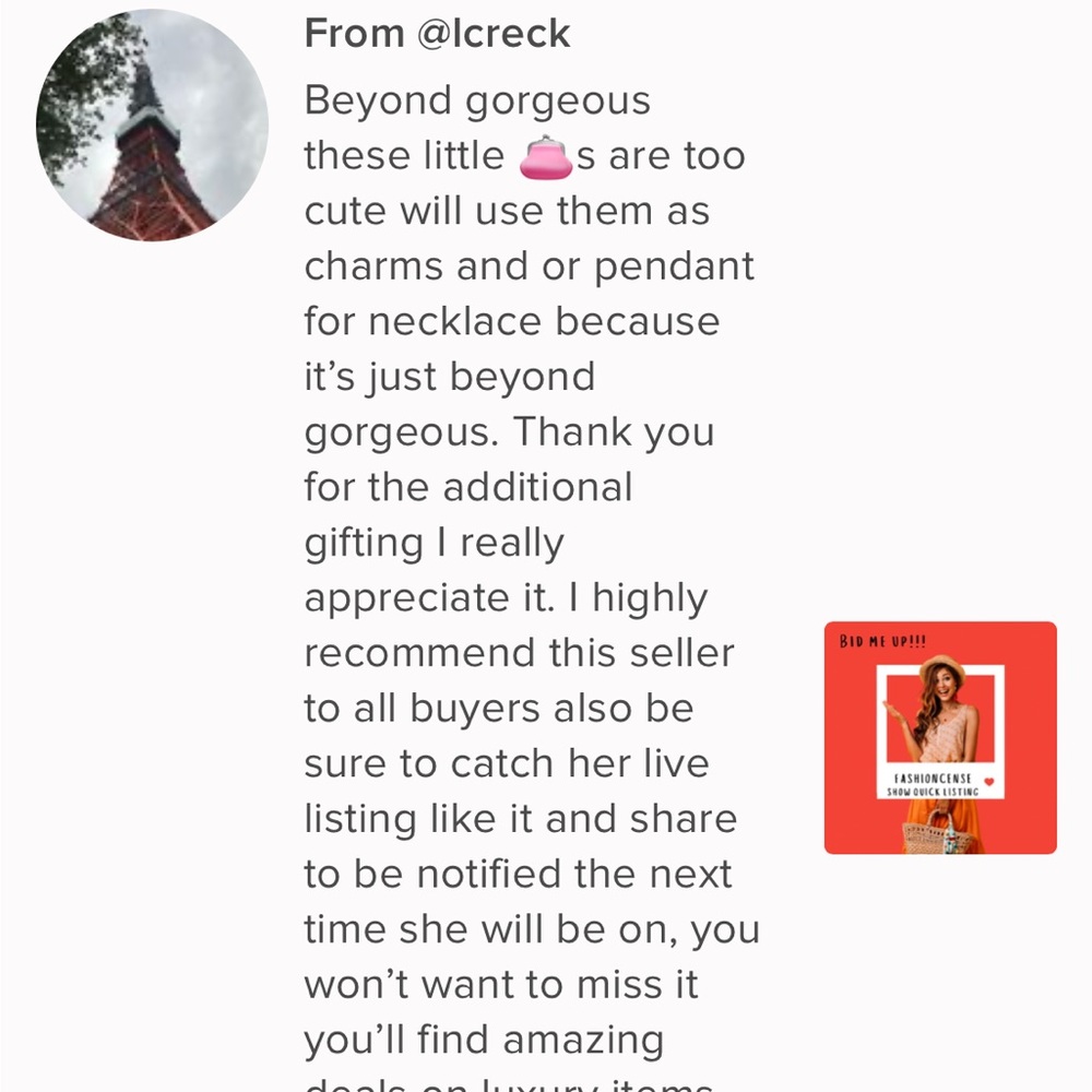 LIKE THIS LISTING TO GET NOTIFIED WHEN IM LIVE STREAMING LUX/ DESIGNR DEALS - Picture 17 of 17